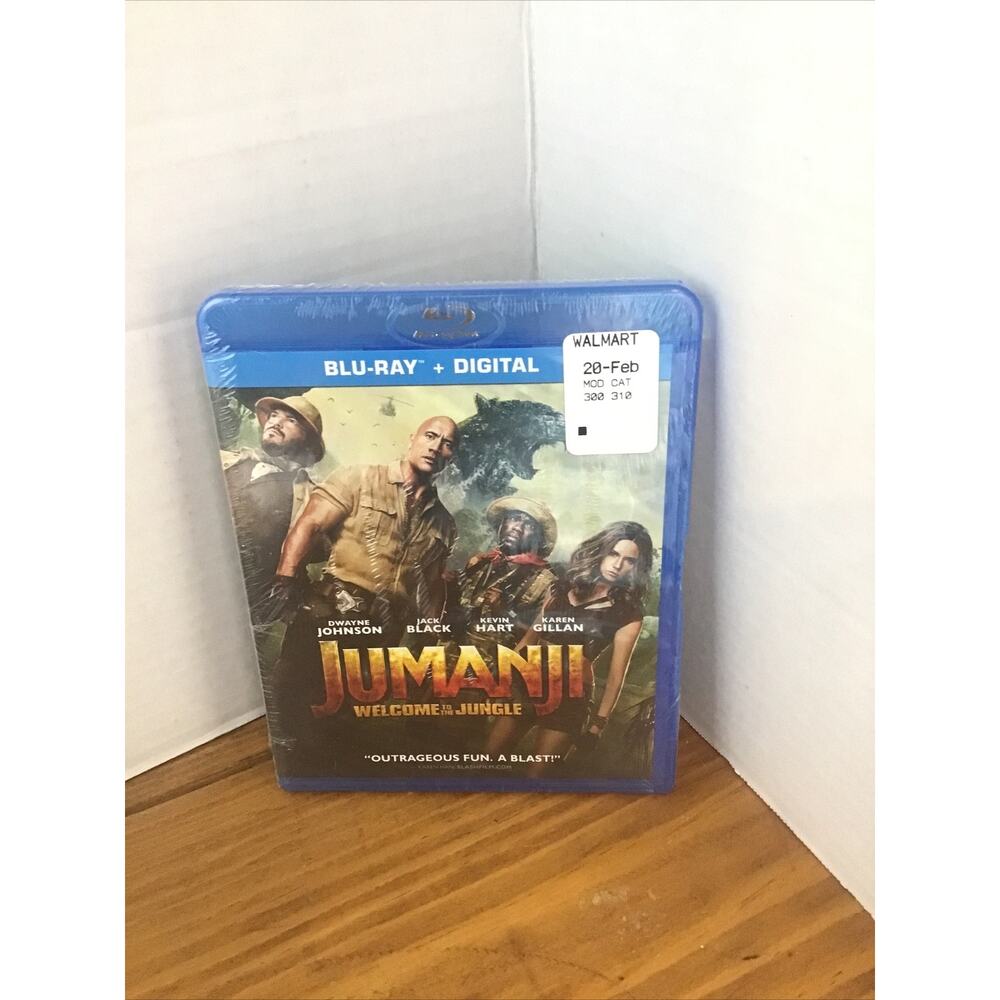 New Jumanji Welcome to the Jungle Blu-ray Region Free Sealed